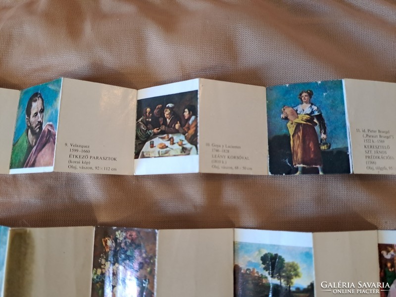 Miniature pictures in case