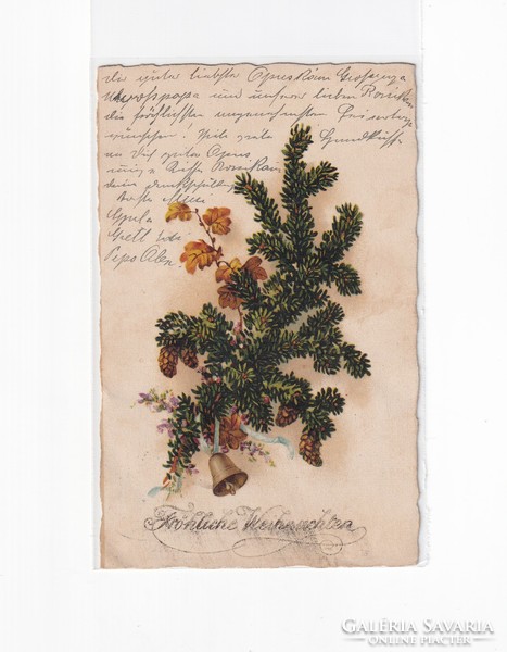 K:075 Christmas antique postcard