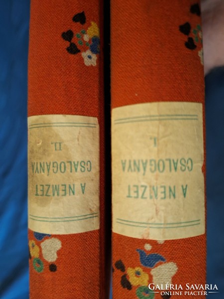 1937-NAGYMIHÁLY SÁNDOR: AA NEMZET CSALOGÁNY I.- II. -BLAHA LUJZÁRÓL HELIKON KFT BP.KIADÁSA -GYŰJTŐI!