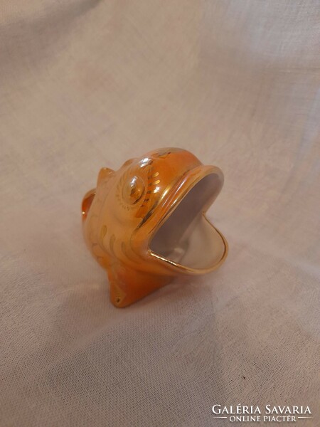 Goldfish industrial art ceramic fish in excellent condition