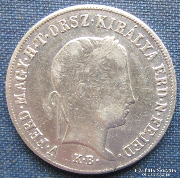 Ezüst 20 krajcár 1848 magyar K.B.