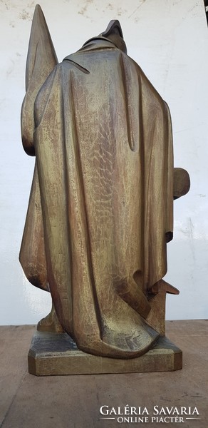 Antique wooden sculpture...50 cm high...Saint Florian...Beautiful..