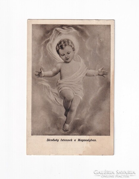 K:074 Karácsonyi képeslap Vallásos 1932