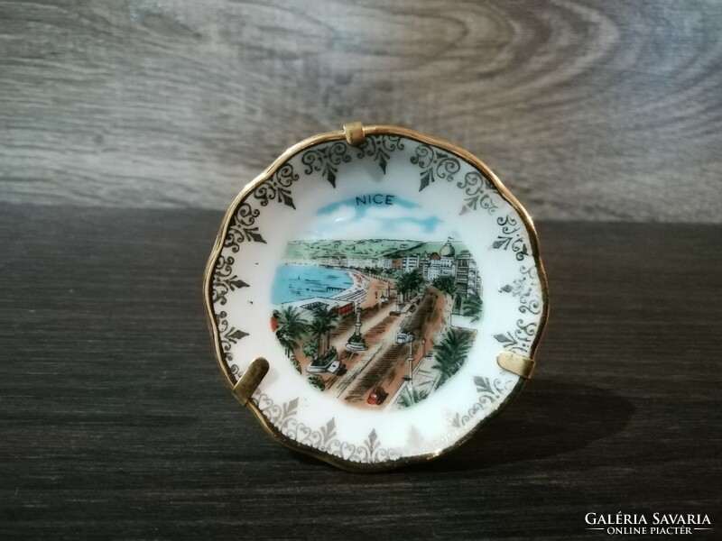 Mini French porcelain wall plate