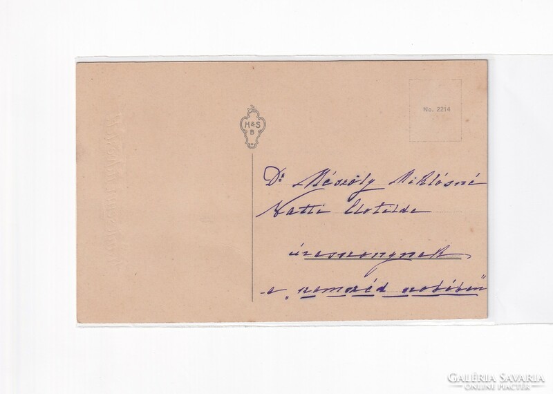K:085 Christmas antique postcard 1919