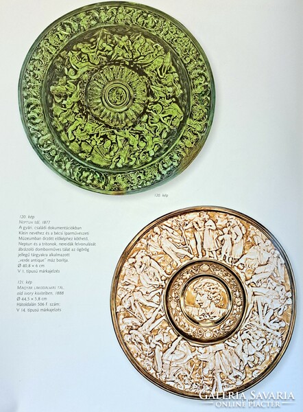 Klein Ármin Zsolnay díszedény plasztikus dekorációval