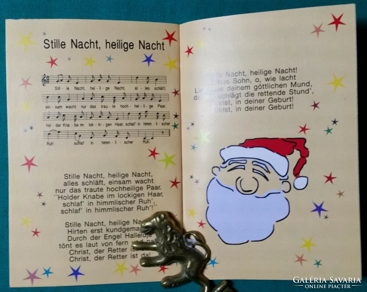 Advent children's songs with text and sheet music, small booklet in German