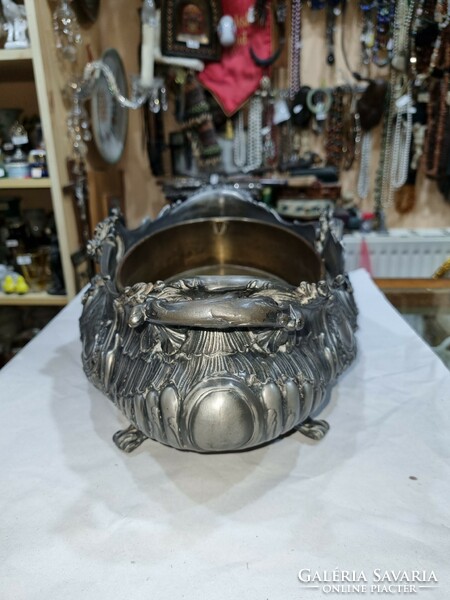 Old tin bowl