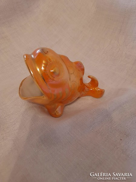 Goldfish industrial art ceramic fish in excellent condition