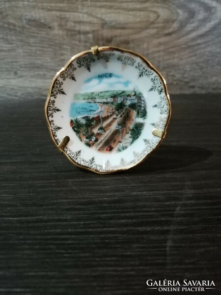 Mini French porcelain wall plate