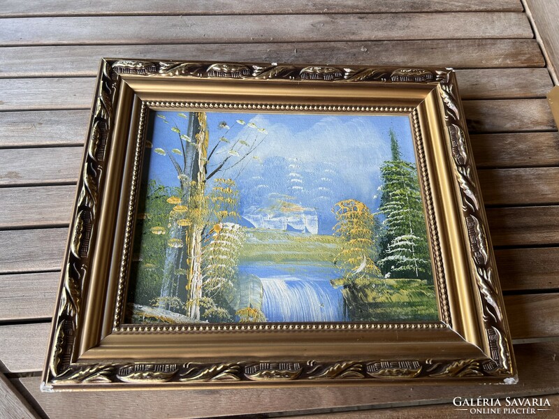 Landscape / picture painted with oil technique.