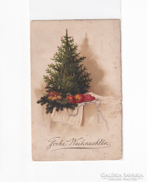 K:085 Christmas antique postcard