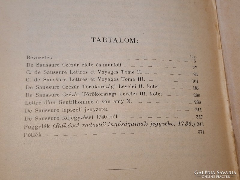 Rrr!!! Kálmán Thaly: de Saussure for Caesar ii. Rákóczi f.F. Letters of a court noble from Turkey mta