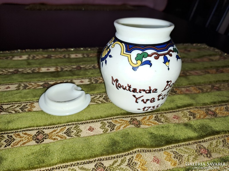 Bocquet yvetot 1735 mustard jar