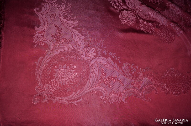 Heavy silk brocade bedspread 02