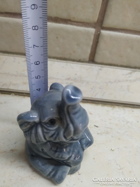 Retro mini ceramic figure for sale! Elephant 3 pieces for sale!