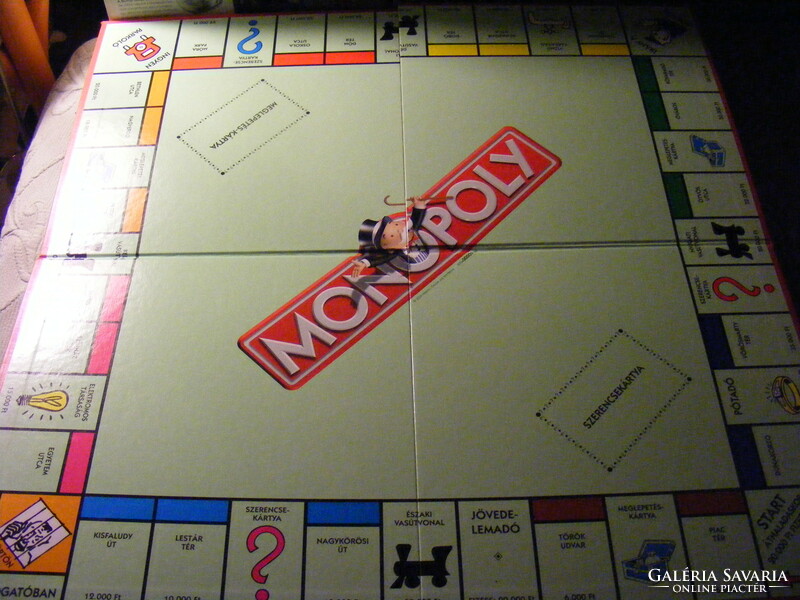 Monopoly ingatlankereskedelmi társasjáték -  Parker Hasbro 2004-es kiadás