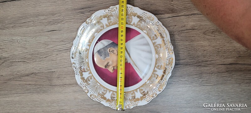 Pál Pápa Bavaria Porcelán Tányér.25,5cm