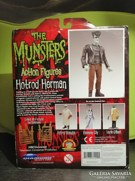 Akció Figura Filmfigura THE MUNSTERS, HOTROD HERMAN