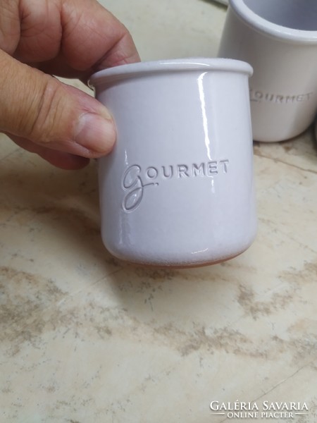 Ceramic cup, yogurt mug 6 pieces for sale!