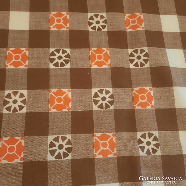 Quality clothing home industry room. Text Juried tablecloth made by him in the 1970s, 78 x 78 cm