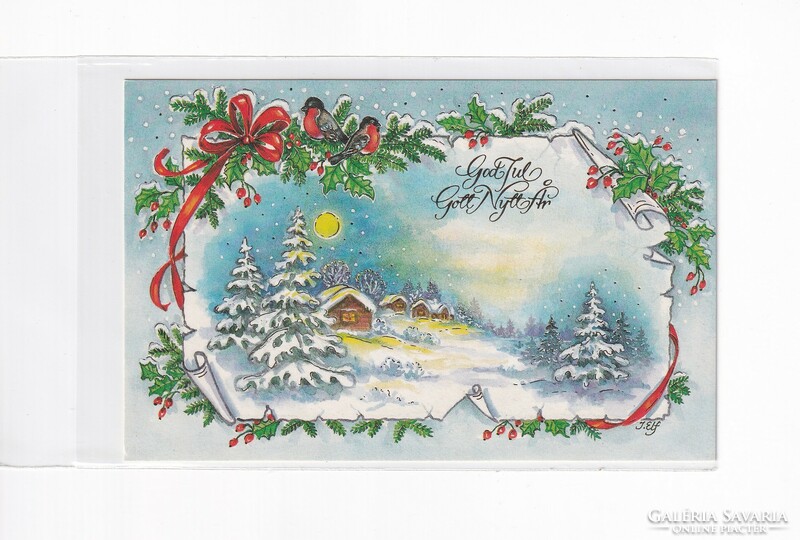 K:104 Karácsonyi  üdv.kártya-képeslap