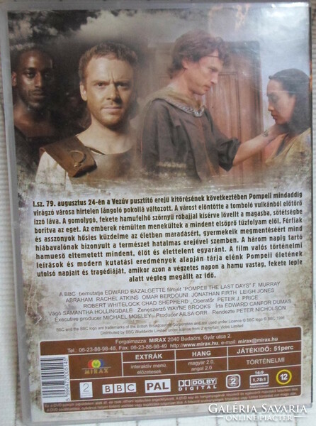 The Last Days of Pompeii - English historical film, 1996 (bbc dvd)