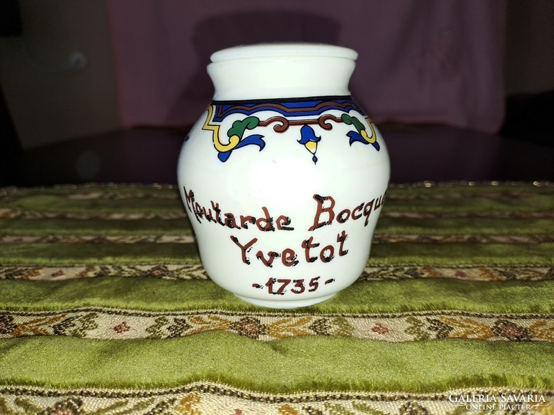 Bocquet yvetot 1735 mustard jar