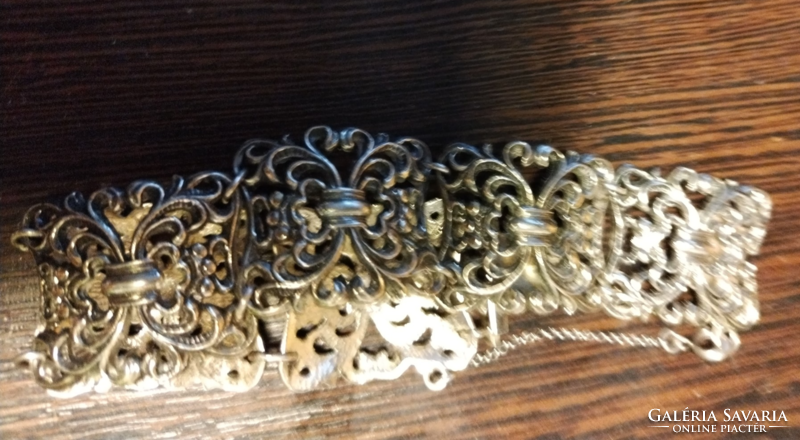 Silver bracelet 830 18 cm baroque