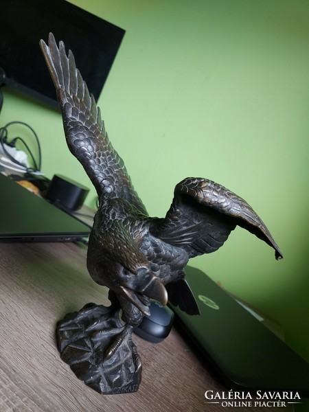 Czikász bronze eagle statue for sale
