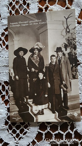Circa 1939 Queen Elizabeth Sissi's granddaughter + great-granddaughter Archduchess Augusta family contemporary photo photo sheet