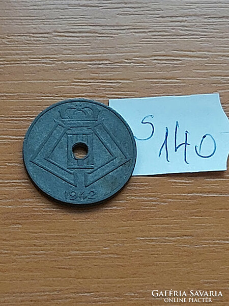 Belgium belgie - belgique 10 centimes 1942 ww ii. Zinc s140