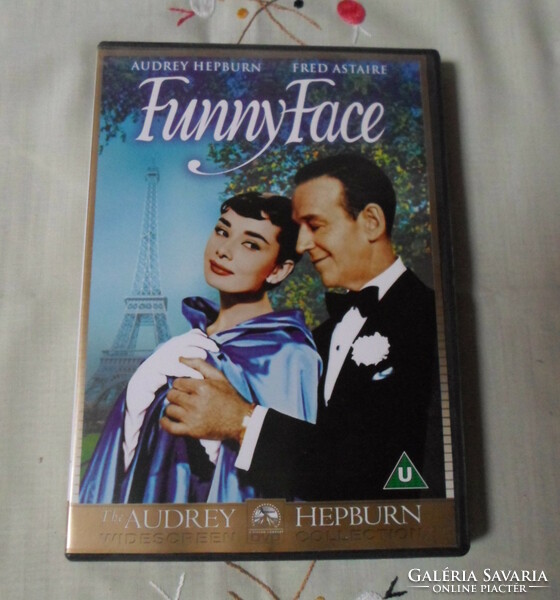 Audrey Hepburn-film: Funny Face; 1956 (zenés-táncos DVD; Fred Astaire)
