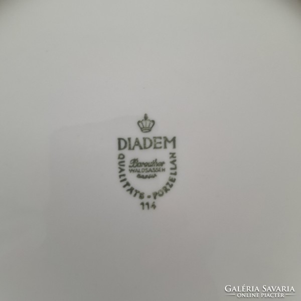 Bavaria Bareuther Waldsassen, madaras, német porcelán tányér ( 3 db)