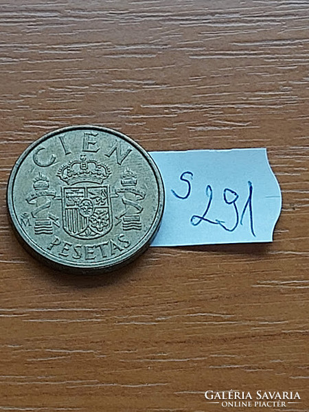 Spain 100 pesetas 1988 i. King Charles János, aluminum bronze s291