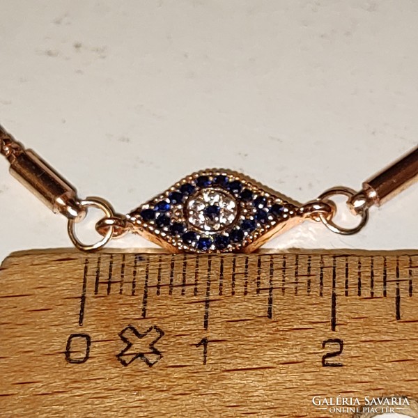 New rose gold plated sliding clasp bracelet