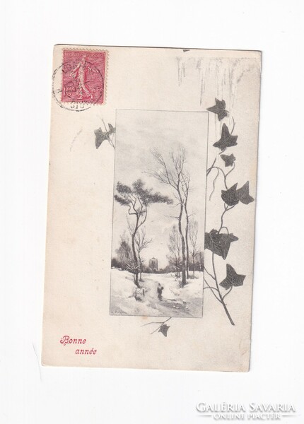 K:139 BÚÉK - Újév antik képeslap 1907