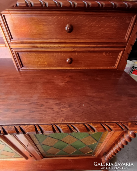Walk-in colonial sideboard/commode (with coat of arms)