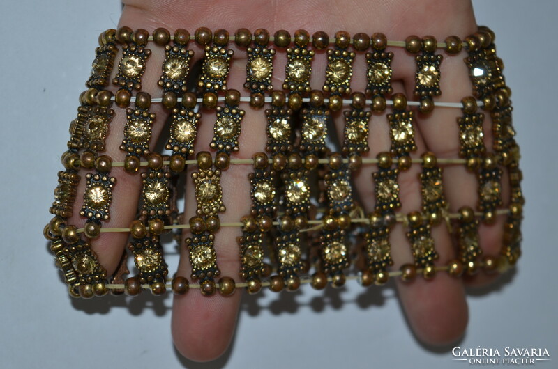 Rubberized metal bracelet