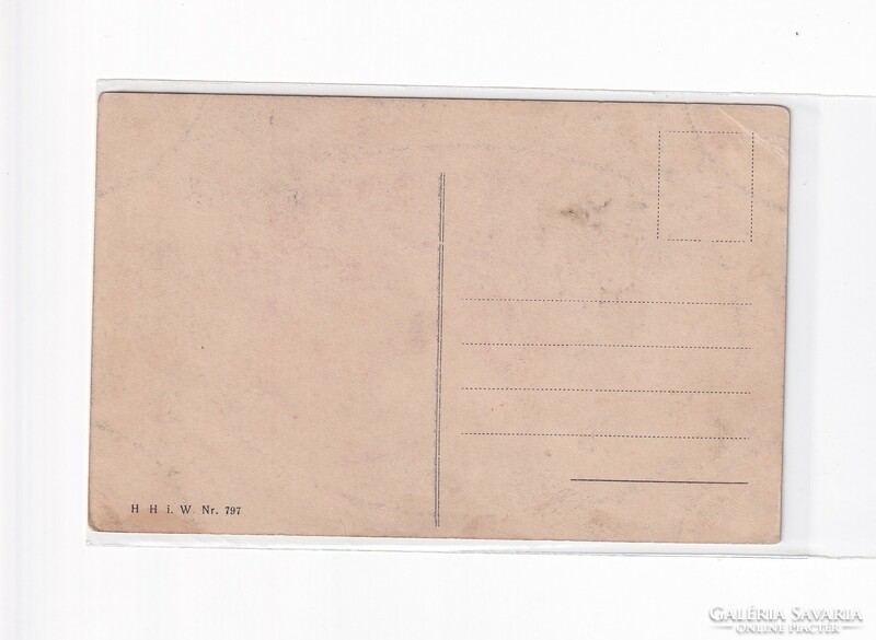 K:120 BÚÉK - Újév antik  képeslap postatiszták