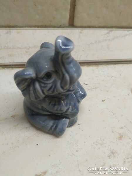 Retro mini ceramic figure for sale! Elephant 3 pieces for sale!