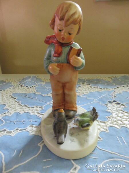 Hummel goebel charming figure bird watcher large