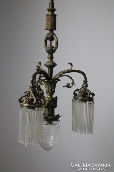Eclectic-secessionist chandelier / around 1900 - special price until the end of March!