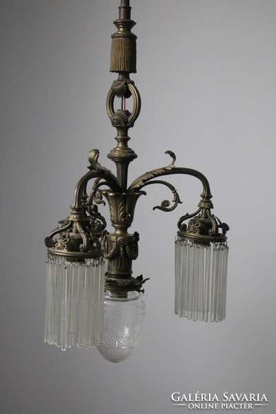 Eclectic-Art Nouveau chandelier / around 1900