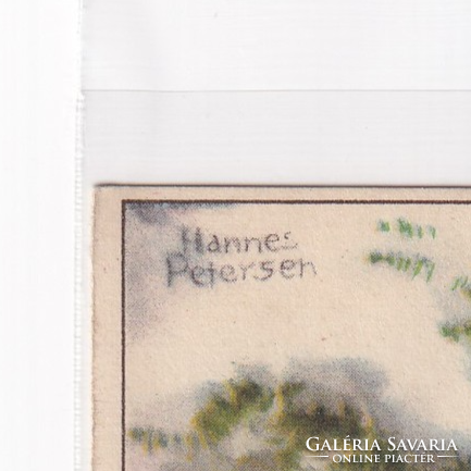 T:10 Télapós képeslap postatiszta 1920-40 (Artist:Hannes Petersen)