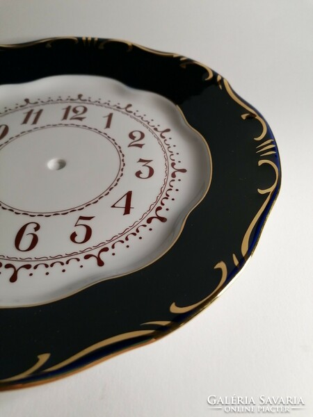 Zsolnay pompadour wall clock or plate clock!