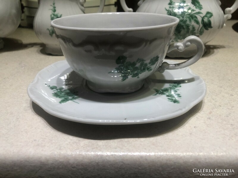 Zsolnay incomplete tea set.