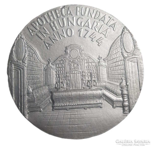 1974 Hungarian Pharmaceutical Association commemorative medal plaster large sample is rare!