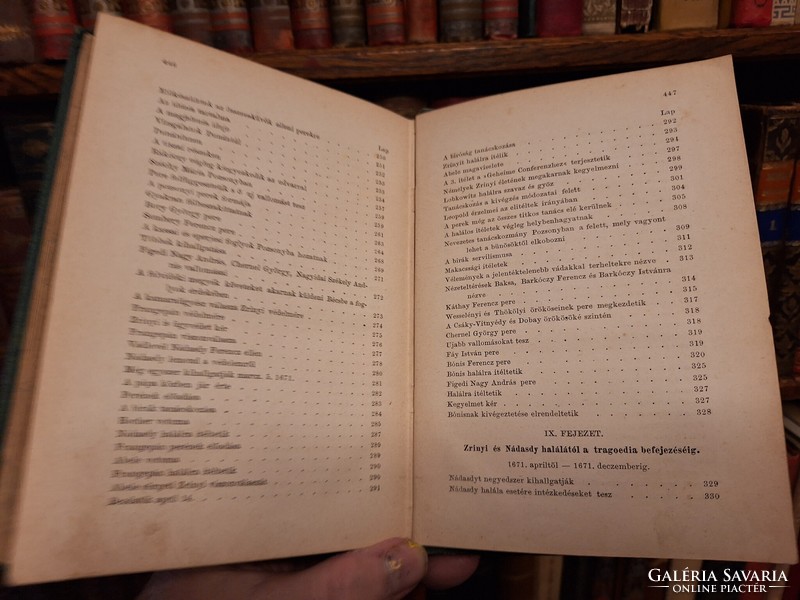 EXTRÉM RRR!!! PAULER GYULA:WESSELÉNYI FERENCZ NÁDOR TÁRSAINAK  ÖSSZEESKÜVÉSE I.-II.  MTA 1876