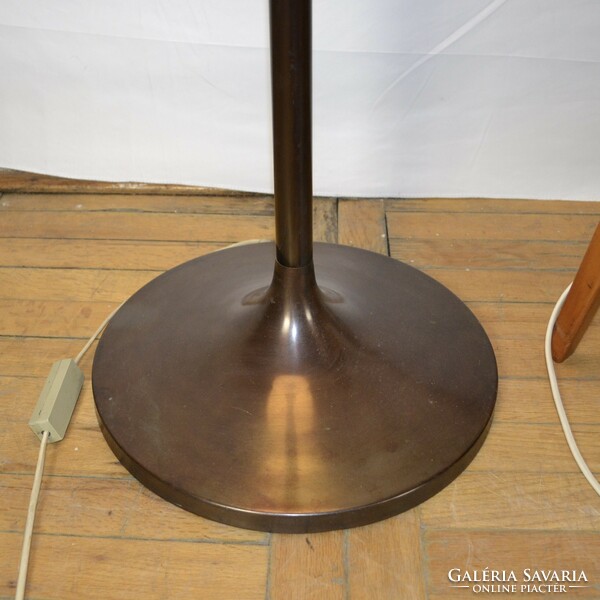 Industrial bronze floor lamp retro